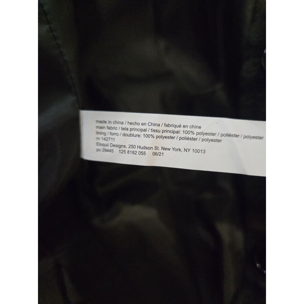 ELOQUII Long Plaid Belted Shacket Coat Green Brown Button Front Plus 18/20 - Picture 11 of 11